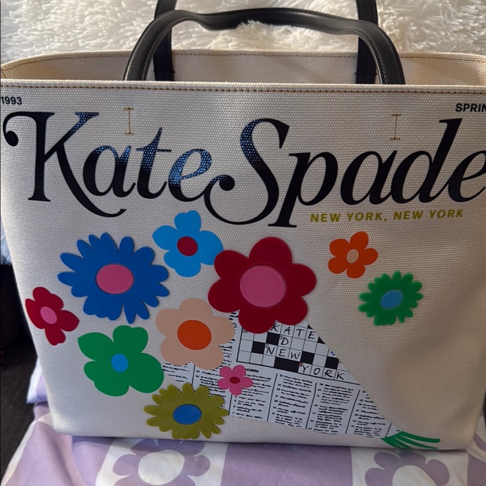 Kate Spade Tote with Colorful Floral Design